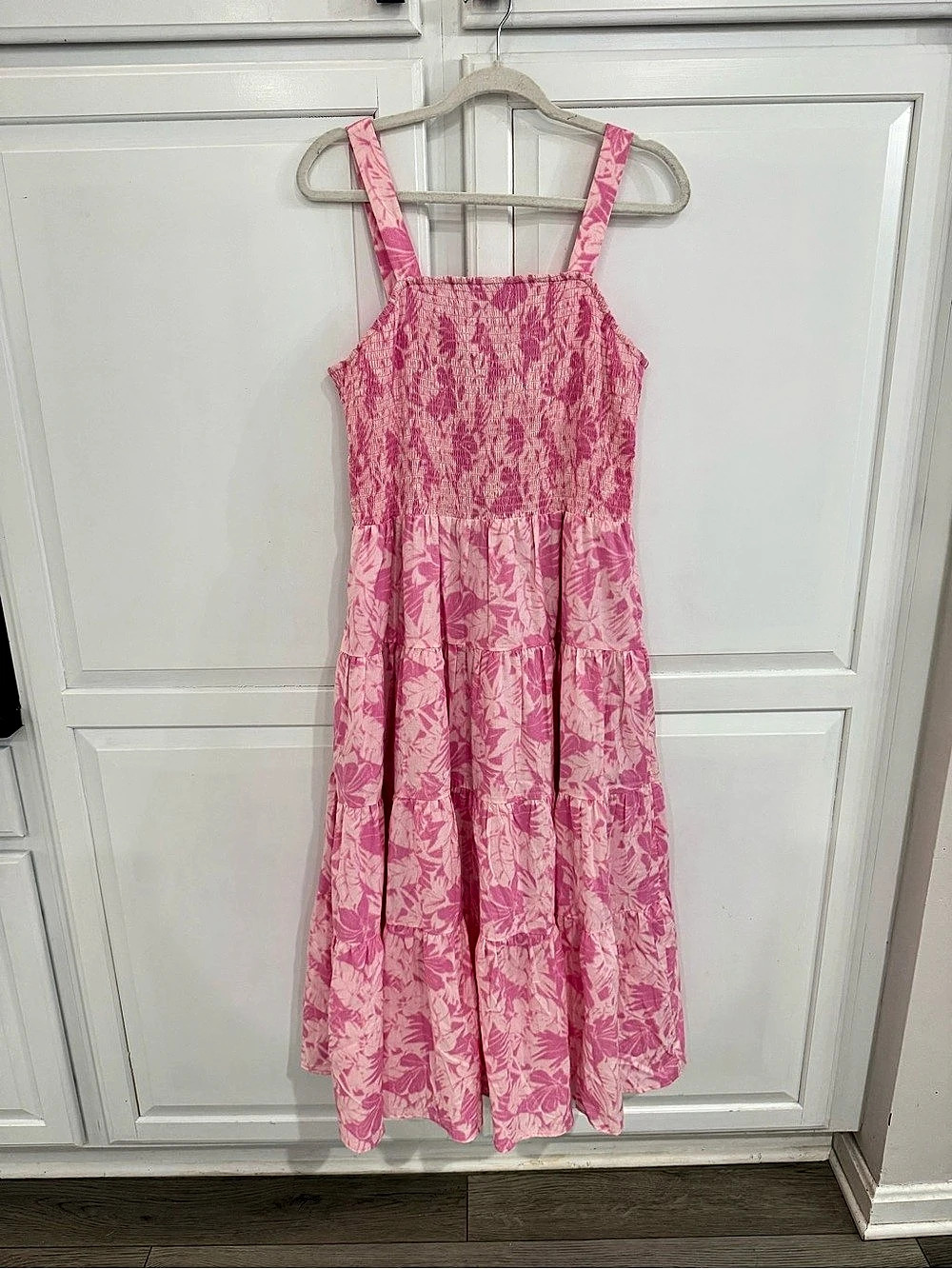 Michael Kors Pink Floral Maxi Dress Size 1X NWT